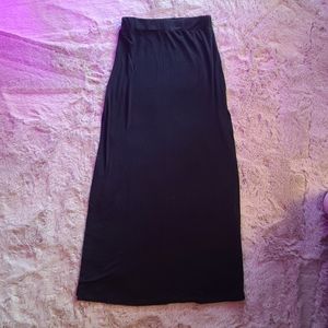 Wet Seal side slit maxi skirt